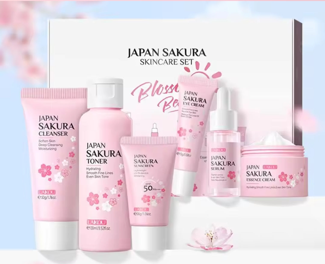 Sakura Skin Care Set 6 pzas